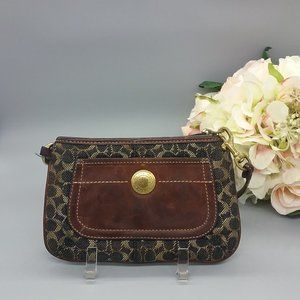 Coach Logo Wristlet